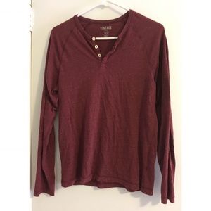 Maroon Long sleeve shirt